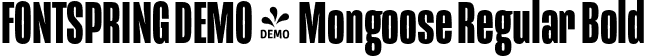 FONTSPRING DEMO - Mongoose Regular Bold font | Fontspring-DEMO-mongoose-bold.otf