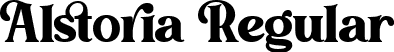 Alstoria Regular font | alstoria-demo.ttf