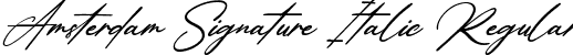 Amsterdam Signature Italic Regular font | amsterdam-signature-italic.otf