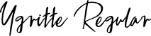 Ygritte Regular font | Ygritte-Regular.ttf