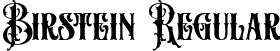 Birstein Regular font | Birstein.otf