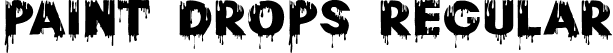 Paint Drops Regular font | paint-drops.ttf