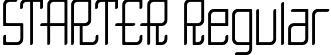 STARTER Regular font | STARTER.otf