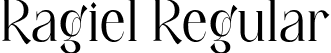 Ragiel Regular font | Ragiel.otf