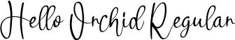 Hello Orchid Regular font | Hello Orchid.otf