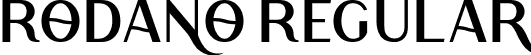 Rodano Regular font | Rodano.otf