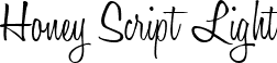 Honey Script Light font | HoneyScript-Light.ttf