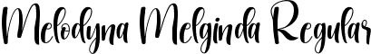 Melodyna Melginda Regular font | Melodyna Melginda.ttf