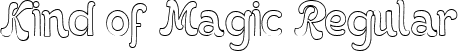 Kind of Magic Regular font | KindofMagic-Outlined-SVG.ttf