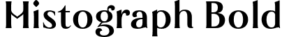 Histograph Bold font | HistographBold-Eagml.otf