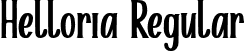 Helloria Regular font | Helloria.ttf