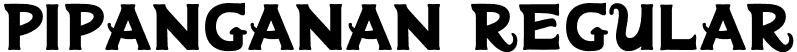 Pipanganan Regular font | pipanganan.otf