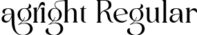 agright Regular font | agright regular.otf