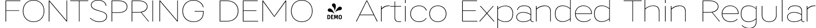 FONTSPRING DEMO - Artico Expanded Thin Regular font | Fontspring-DEMO-articoexpanded-thin.otf