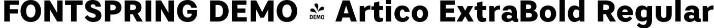 FONTSPRING DEMO - Artico ExtraBold Regular font | Fontspring-DEMO-artico-extrabold.otf