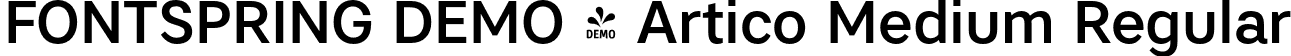 FONTSPRING DEMO - Artico Medium Regular font | Fontspring-DEMO-artico-medium.otf