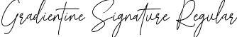 Gradientine Signature Regular font | gradientinesignature-yzl1o.ttf