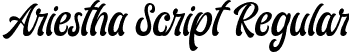 Ariestha Script Regular font | Ariestha Script.otf