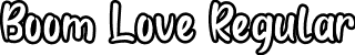 Boom Love Regular font | Boom love.otf