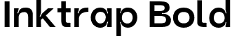 Inktrap Bold font | Trap-Bold.otf