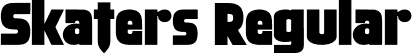 Skaters Regular font | Skaters.ttf