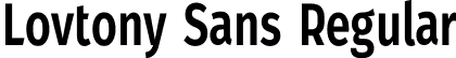 Lovtony Sans Regular font | lovtony.ttf