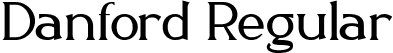 Danford Regular font | danford-je3o0.ttf