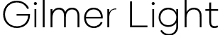 Gilmer Light font | gilmer-light.otf