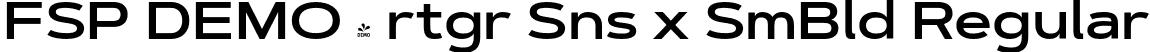 FSP DEMO - rtgr Sns x SmBld Regular font | Fontspring-DEMO-artegra_sans-extended-600-semibold.otf