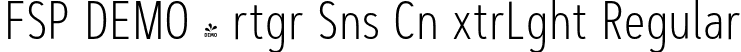 FSP DEMO - rtgr Sns Cn xtrLght Regular font | Fontspring-DEMO-artegra_sans-condensed-200-extralight.otf