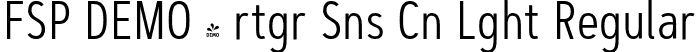 FSP DEMO - rtgr Sns Cn Lght Regular font | Fontspring-DEMO-artegra_sans-condensed-300-light.otf