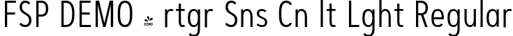 FSP DEMO - rtgr Sns Cn lt Lght Regular font | Fontspring-DEMO-artegra_sans-condensed-alt-300-light.otf