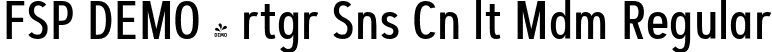 FSP DEMO - rtgr Sns Cn lt Mdm Regular font | Fontspring-DEMO-artegra_sans-condensed-alt-500-medium.otf