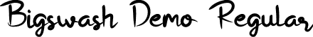 Bigswash Demo Regular font | BigswashDemo.otf