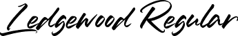 Ledgewood Regular font | Ledgewood.ttf