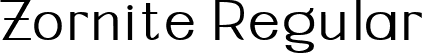 Zornite Regular font | ZorniteDEMO-Regular.ttf