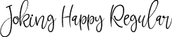 Joking Happy Regular font | JokingHappy.otf