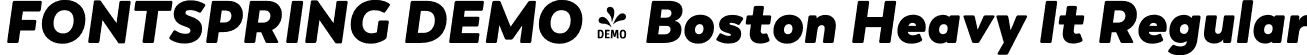 FONTSPRING DEMO - Boston Heavy It Regular font | Fontspring-DEMO-boston-heavyit.otf