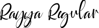 Rayya Regular font | rayya-axywx.ttf