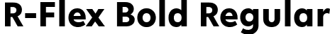 R-Flex Bold Regular font | R-FLEX-BOLD.otf