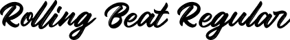 Rolling Beat Regular font | RollingBeat.otf