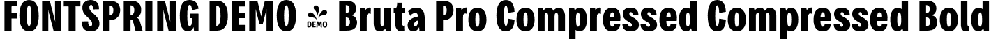 FONTSPRING DEMO - Bruta Pro Compressed Compressed Bold font | Fontspring-DEMO-brutaprocompressed-bold.otf