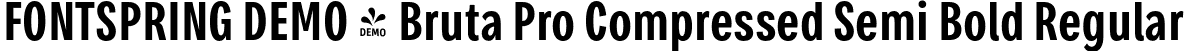 FONTSPRING DEMO - Bruta Pro Compressed Semi Bold Regular font | Fontspring-DEMO-brutaprocompressed-semibold.otf