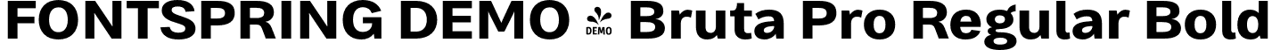 FONTSPRING DEMO - Bruta Pro Regular Bold font | Fontspring-DEMO-brutaproregular-bold.otf