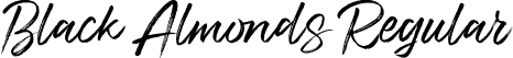 Black Almonds Regular font | Black Almonds.otf