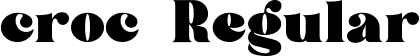 croc Regular font | Croc-vmpKO.ttf