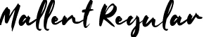 Mallent Regular font | mallentregular.ttf