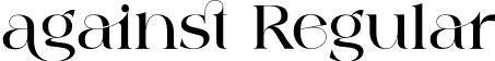 against Regular font | against regular.otf