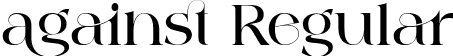 against Regular font | against regular.ttf