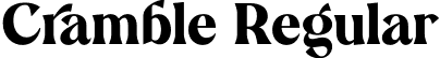 Cramble Regular font | CrambleRegular-gxG2R.otf